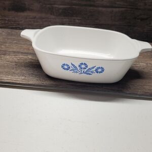 Vtg Corning Ware Blue Cornflower Petite Pan P-41-B Casserole Dish